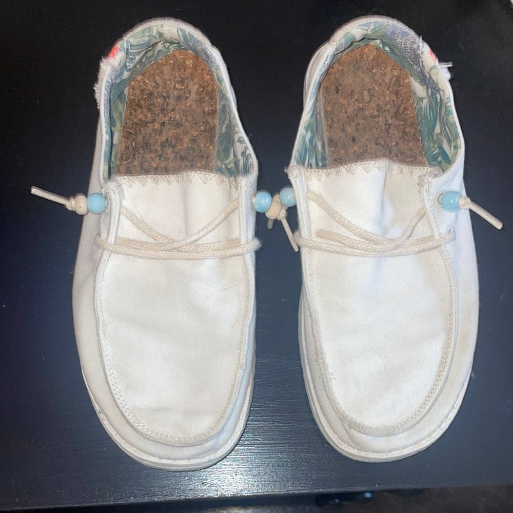 Womens White Hey Dude